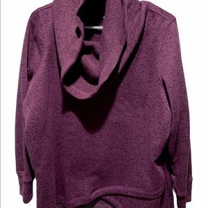Ideology 1X Cowl Neck Sweatshirt